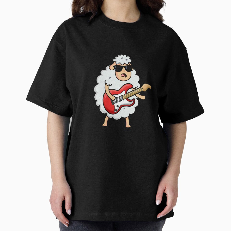 We Wool Rock You Funny Sheep Pun by punnybone Unisex , , , Long Sleeve Tee