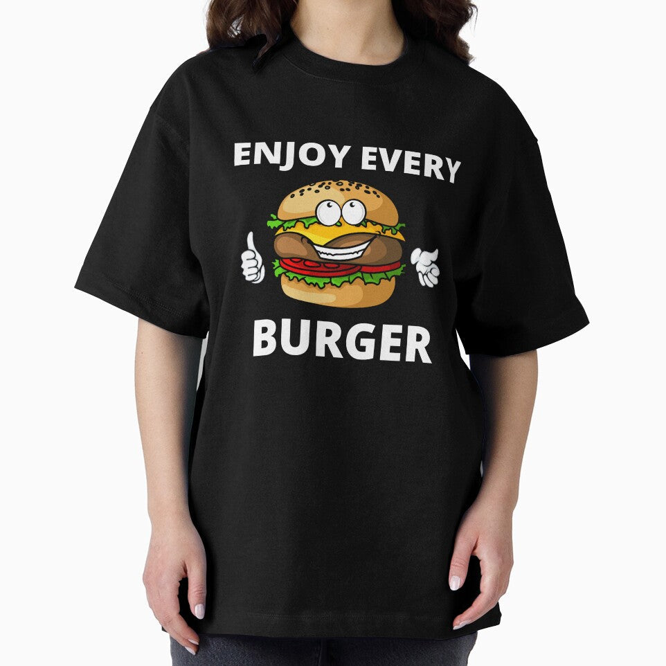 Enjoy Every Burger by MohitJain1109 Unisex , , , Long Sleeve Tee