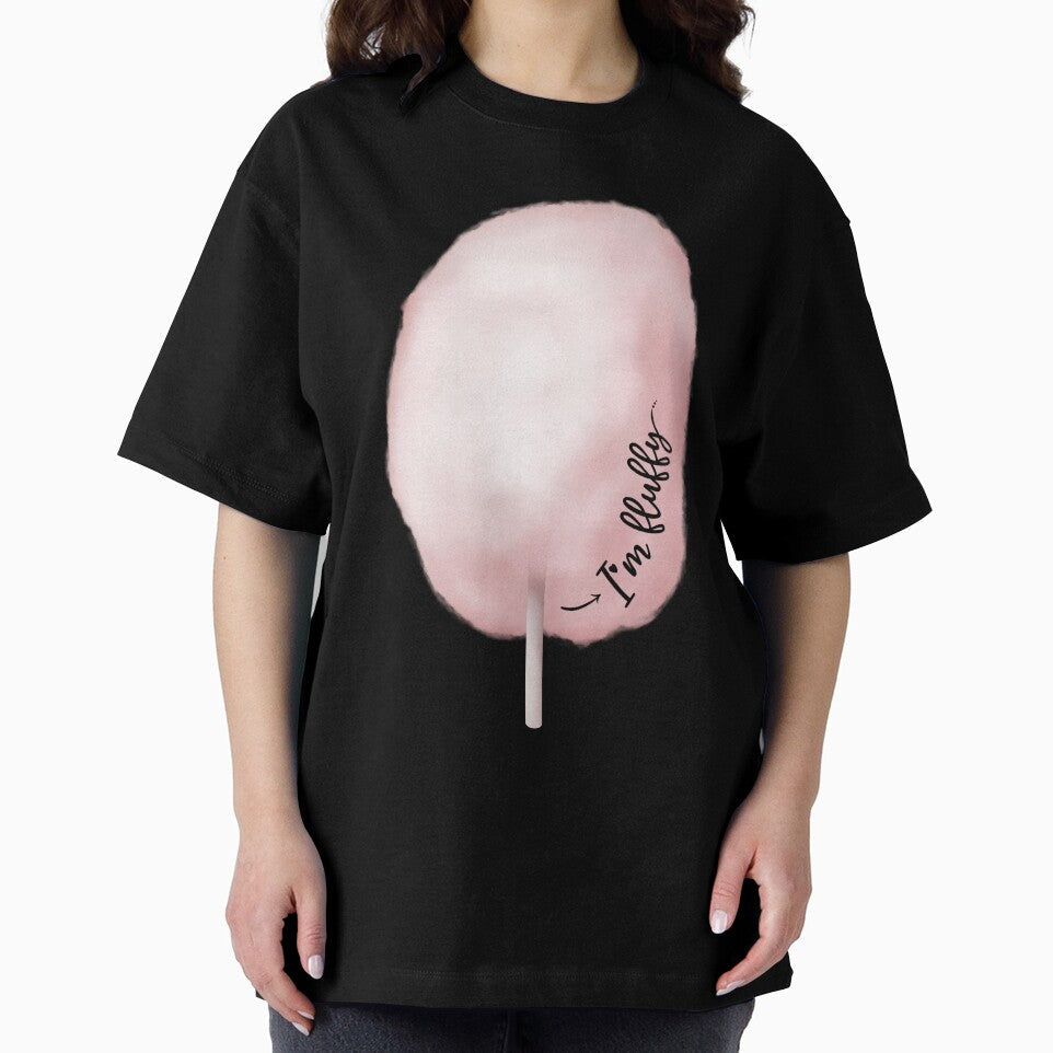 I’m a fluffy pink cotton candy by AdventuresOy Unisex , , , Long Sleeve Tee