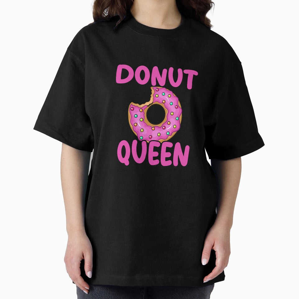 Donut Quenn Mama of Funny Donut Birthday by SwankyFine Unisex , , , Long Sleeve Tee