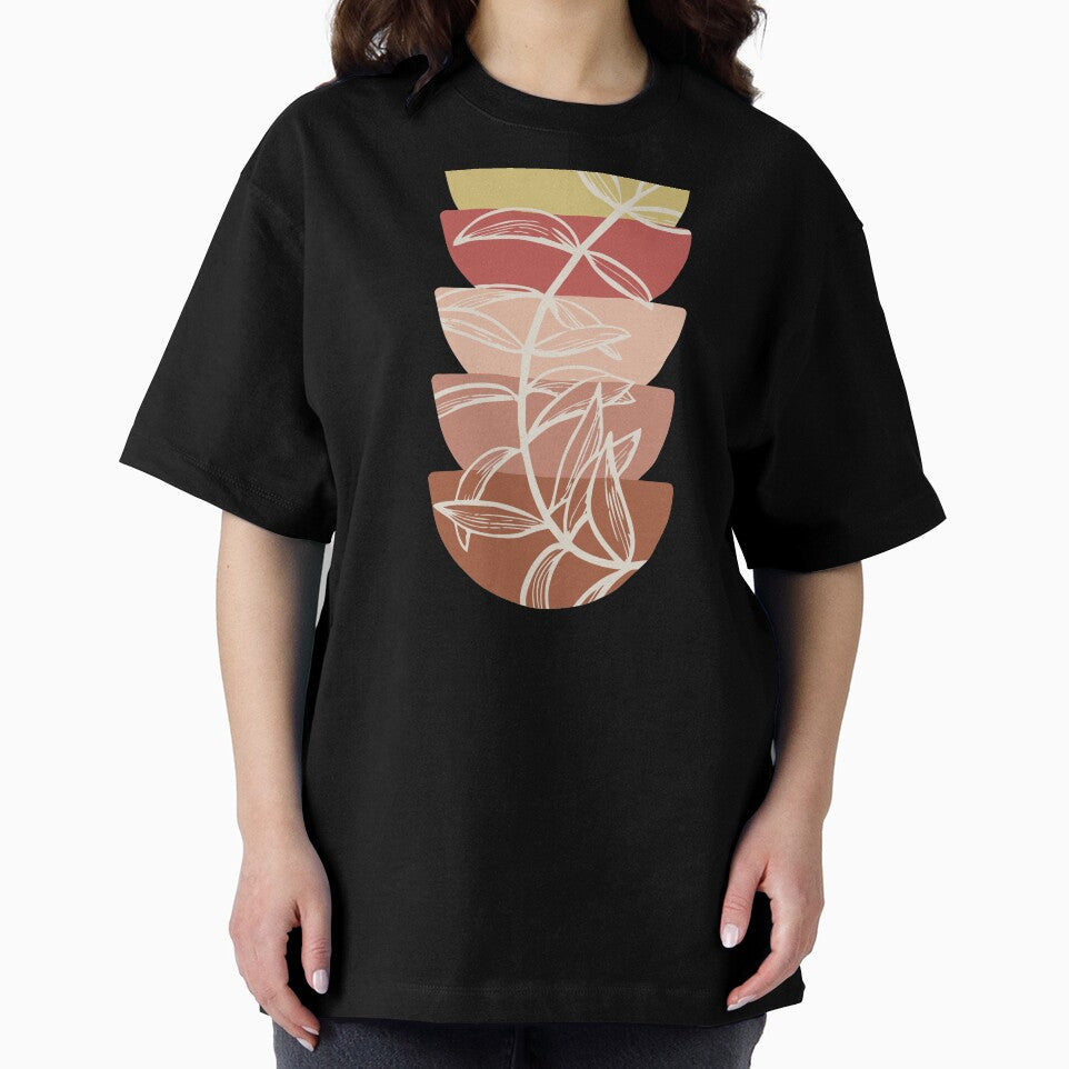 Abstract Floral Leaf Design | Botanical Geometric Shapes by EarthBoho