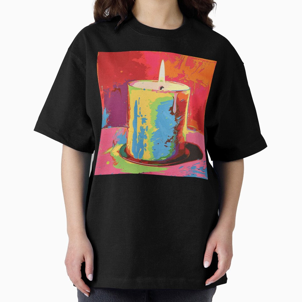 Candle Pop Art 12 by AstroRisq Unisex , , , Long Sleeve Tee