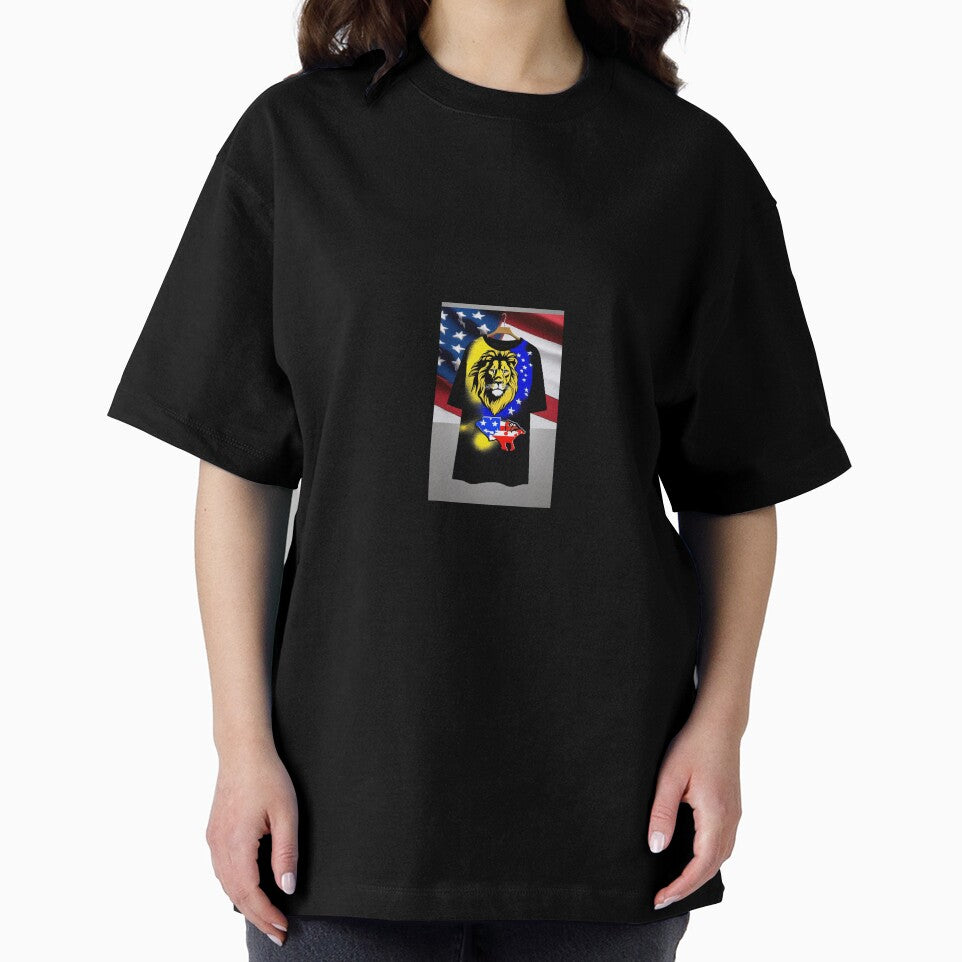 Roar in Style: Lion 3D Print Ladies Shirt for Beach Vibes by Chukszy1 Unisex , , , Long Sleeve Tee
