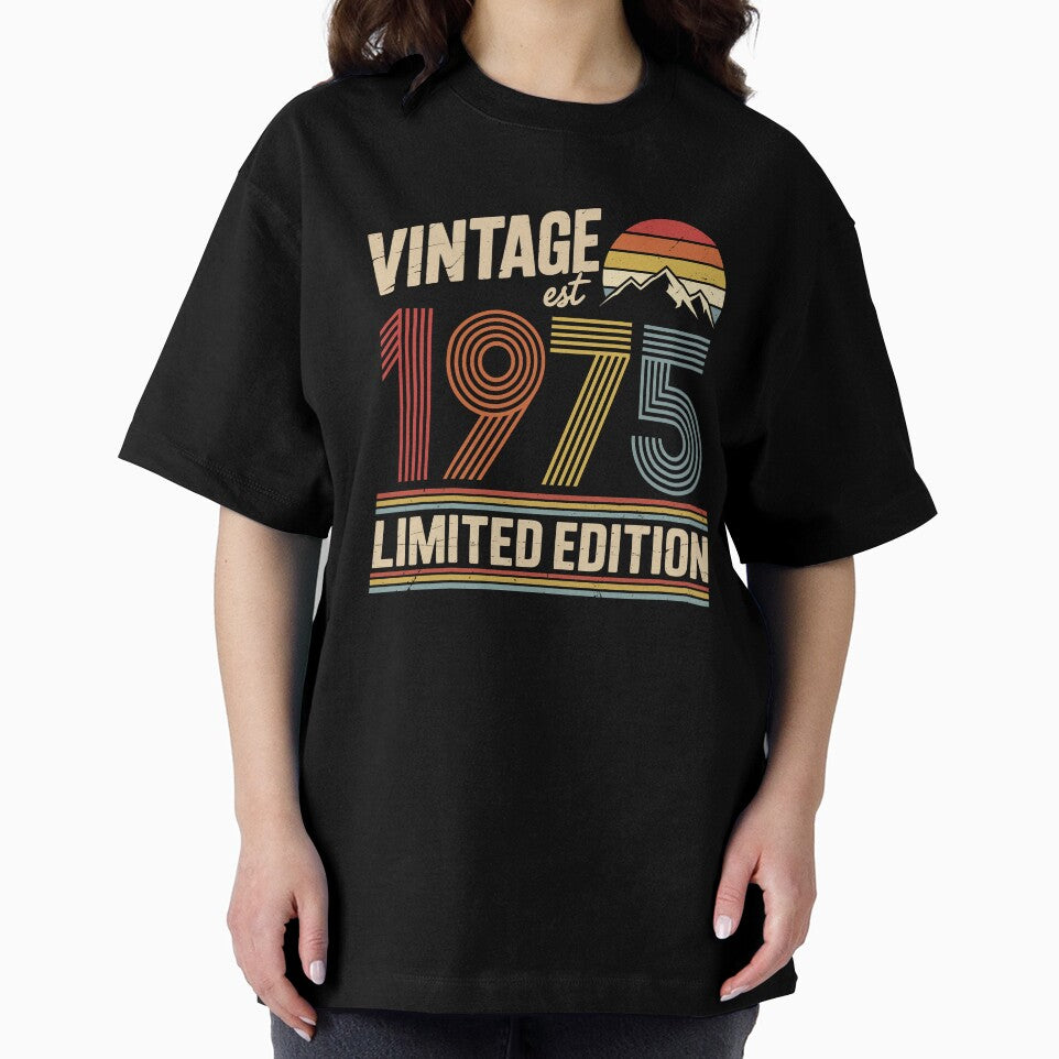 Vintage 1975 Birthday : 51st Birthday Retro Gift, fifty One Gift Idea, 51th Birthday Gift, Vintage 1975 Birthday by Merchall  store