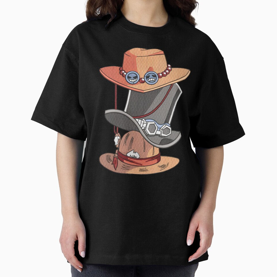 Unisex Anime Print , Luffyy Ace Hat by HeroComeBack22 Unisex , , , Long Sleeve Tee
