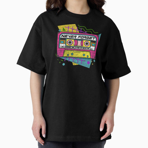 90s Never Forget - Vintage Cassette T-Shirt by biNutz