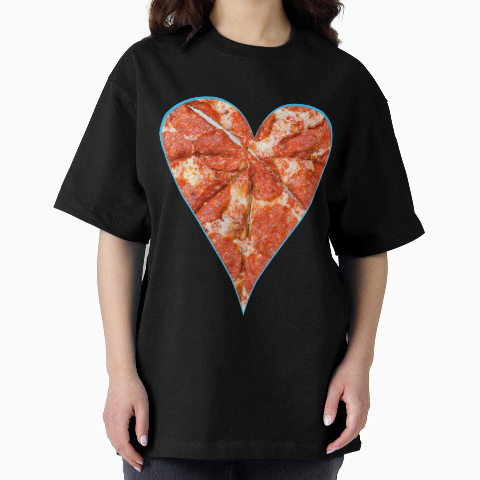 I Heart Pizza Close Up Variant by quirkycounselor Unisex , , , Long Sleeve Tee
