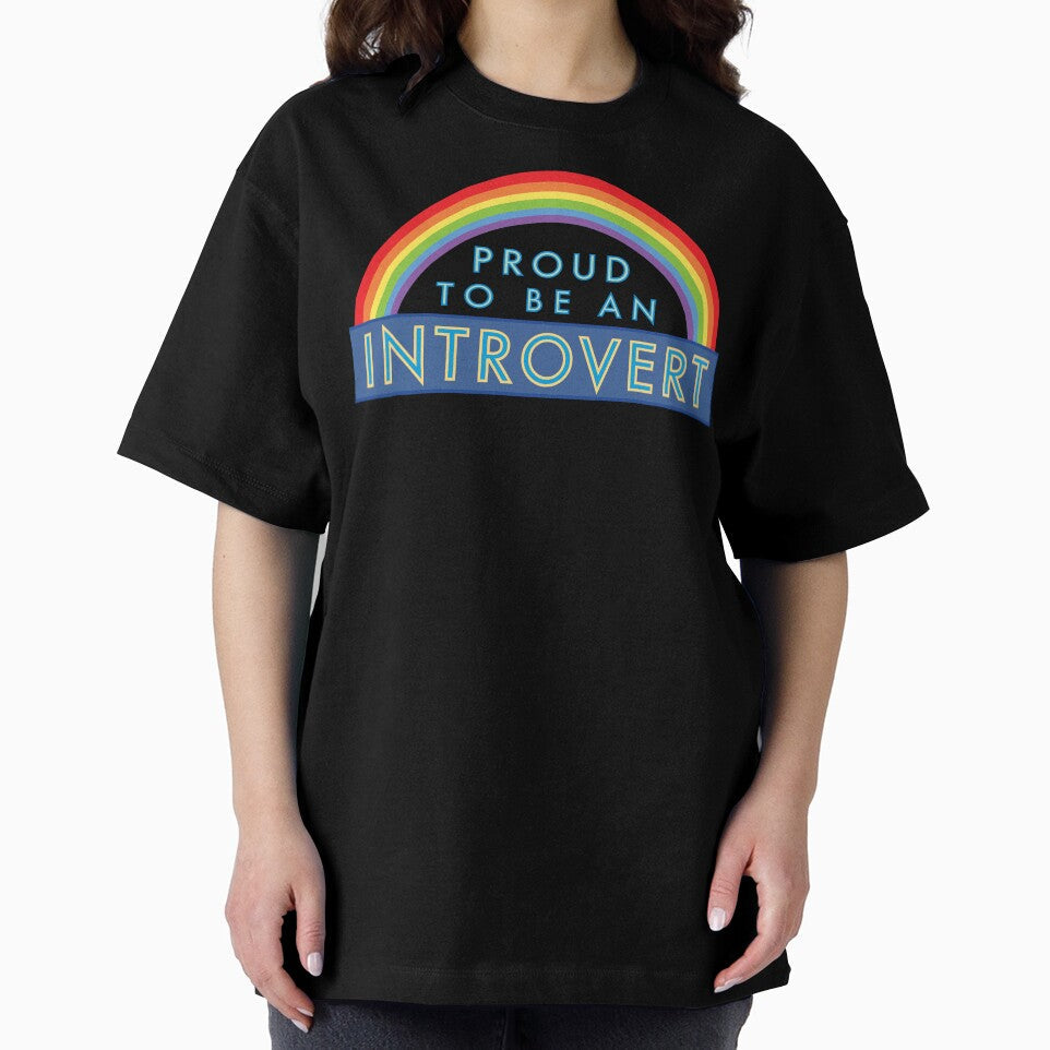 Proud to be an Introvert by Julia Marshall Felix Unisex , , , Long Sleeve Tee