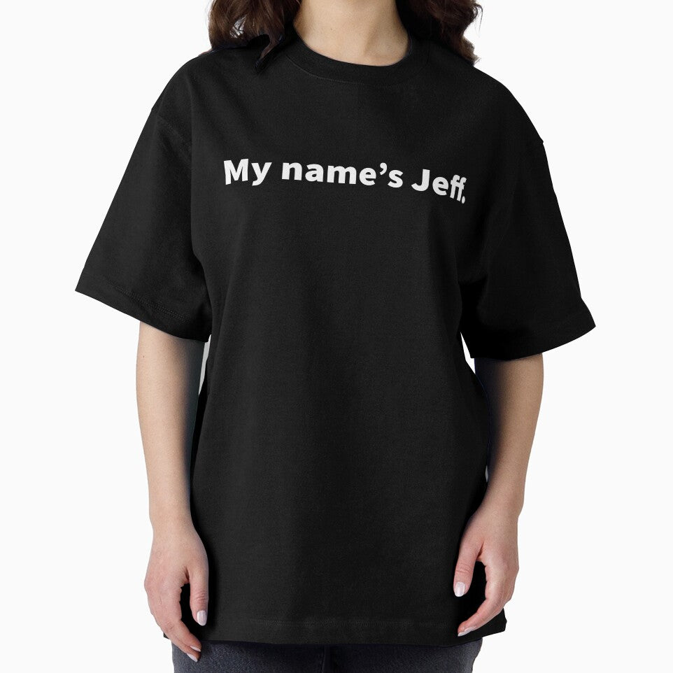 My name’s Jeff. by SimpliText Unisex , , , Long Sleeve Tee