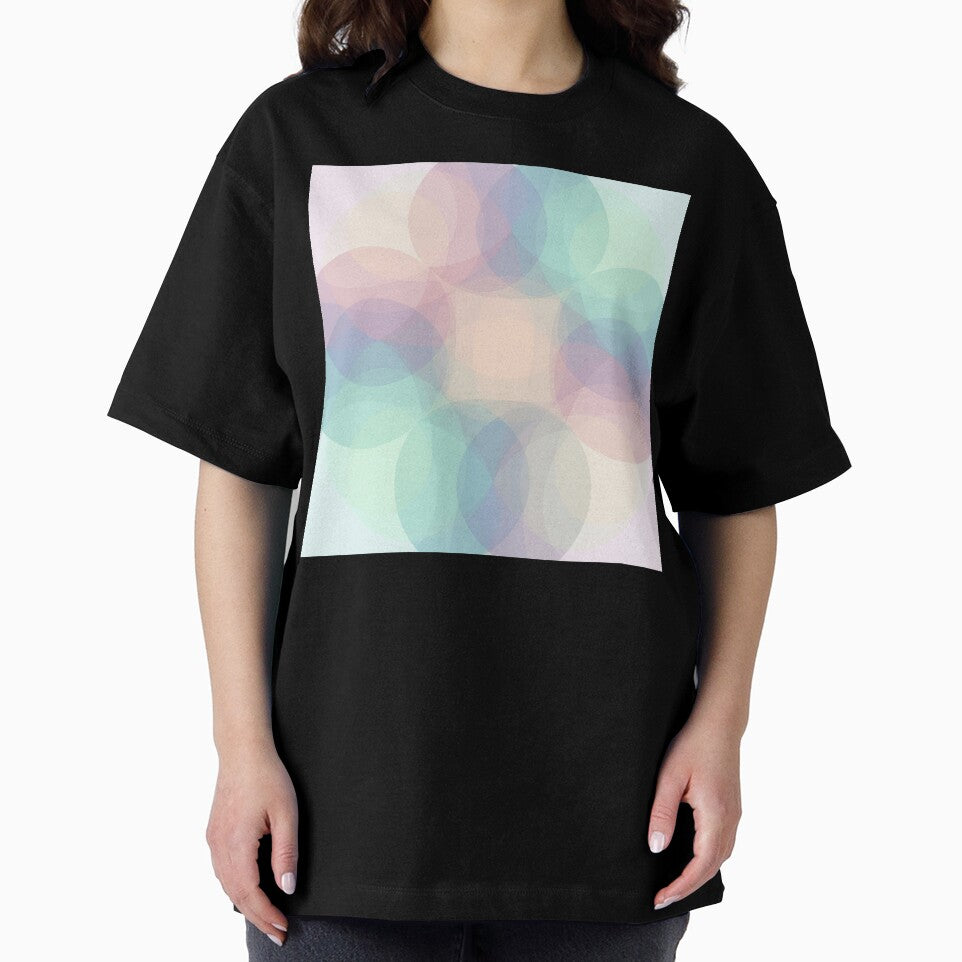 Soft Pastel Overlapping Circles Pattern by Owcomm