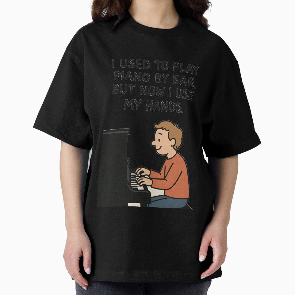 Dad Joke - Piano by Bounce & Pounce Unisex , , , Long Sleeve Tee