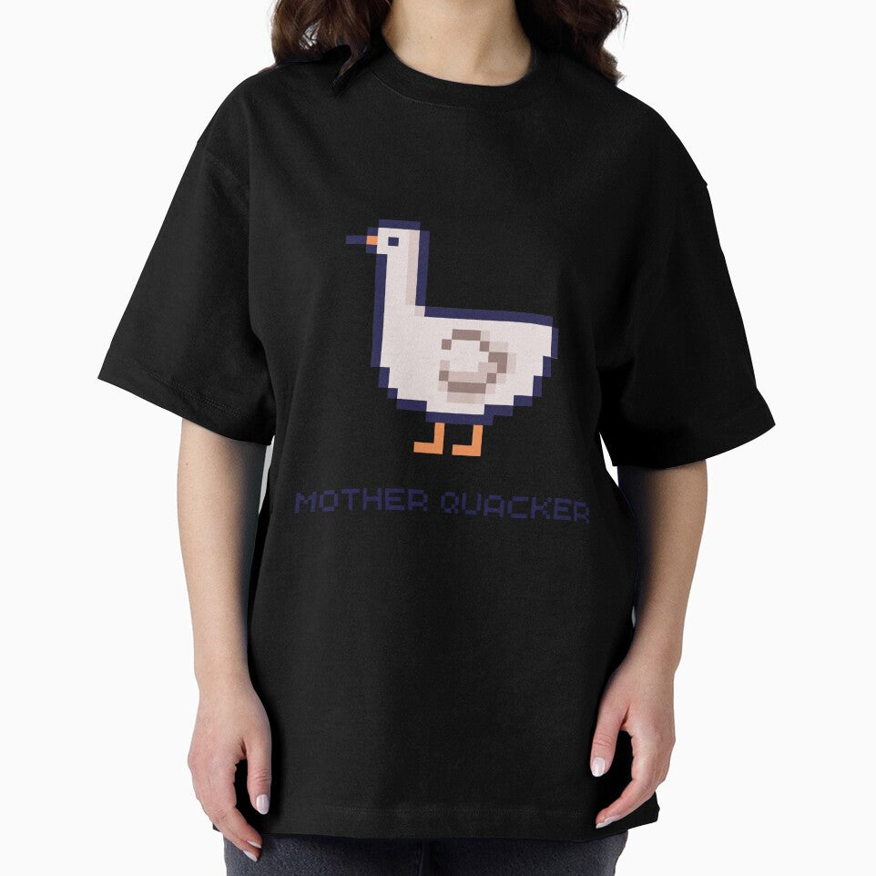 Mother Quacker Pixel Edition by leveluppixel Unisex , , , Long Sleeve Tee
