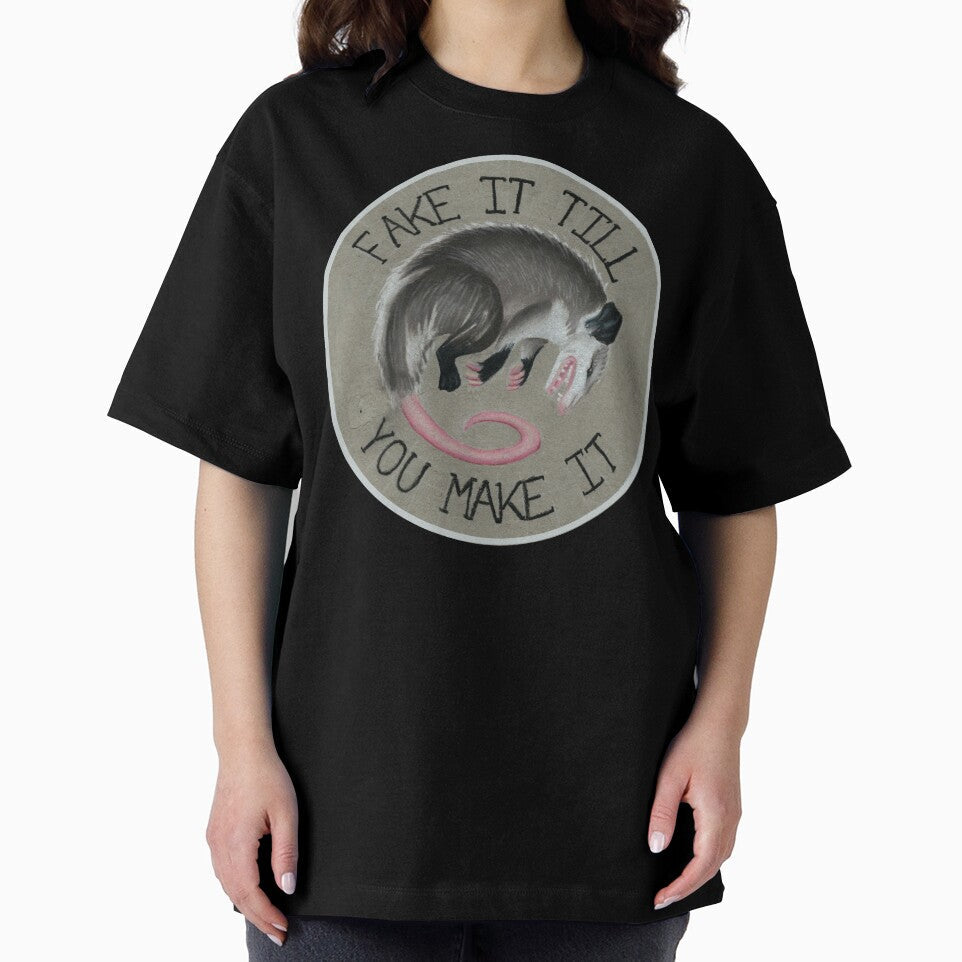 Fake It Till You Make It by Jadniel-Ink Unisex , , , Long Sleeve Tee
