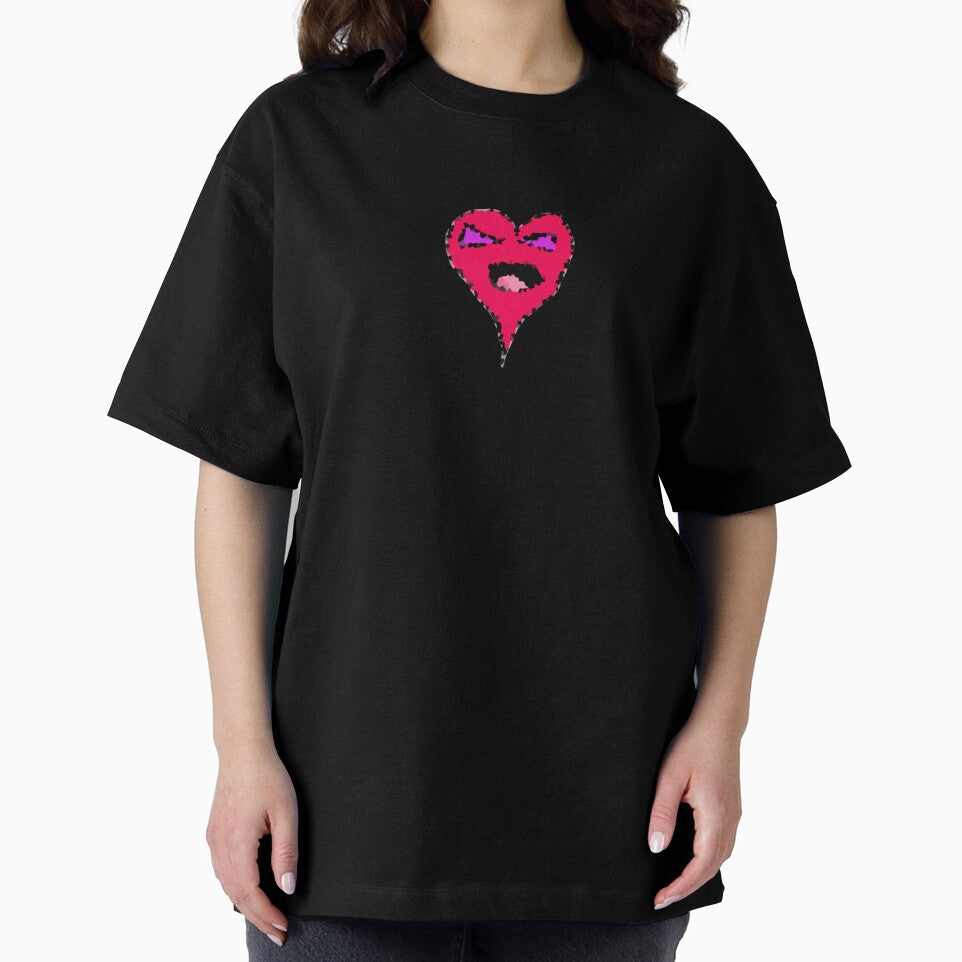 Valientes day pixelated game heart by Coffeemerc117 Unisex , , , Long Sleeve Tee