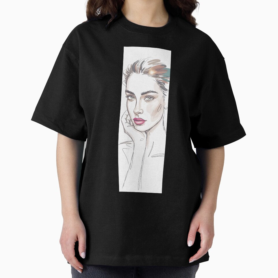Bold Lip Line Art Portrait By Merch, Limited Edition by BRCYNTHIASHOP