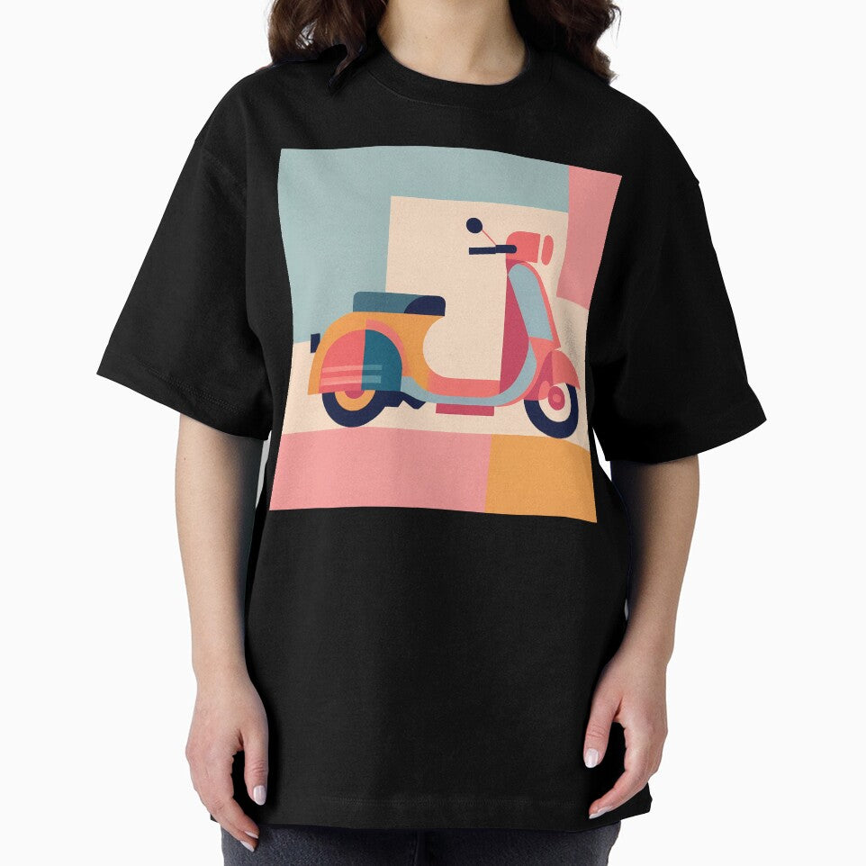 Scooter as Minimal Bauhaus Art by OzzFrequency