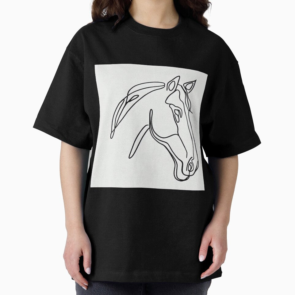 Grace in Simplicity: Horse in a Single Line by ReplyGirl