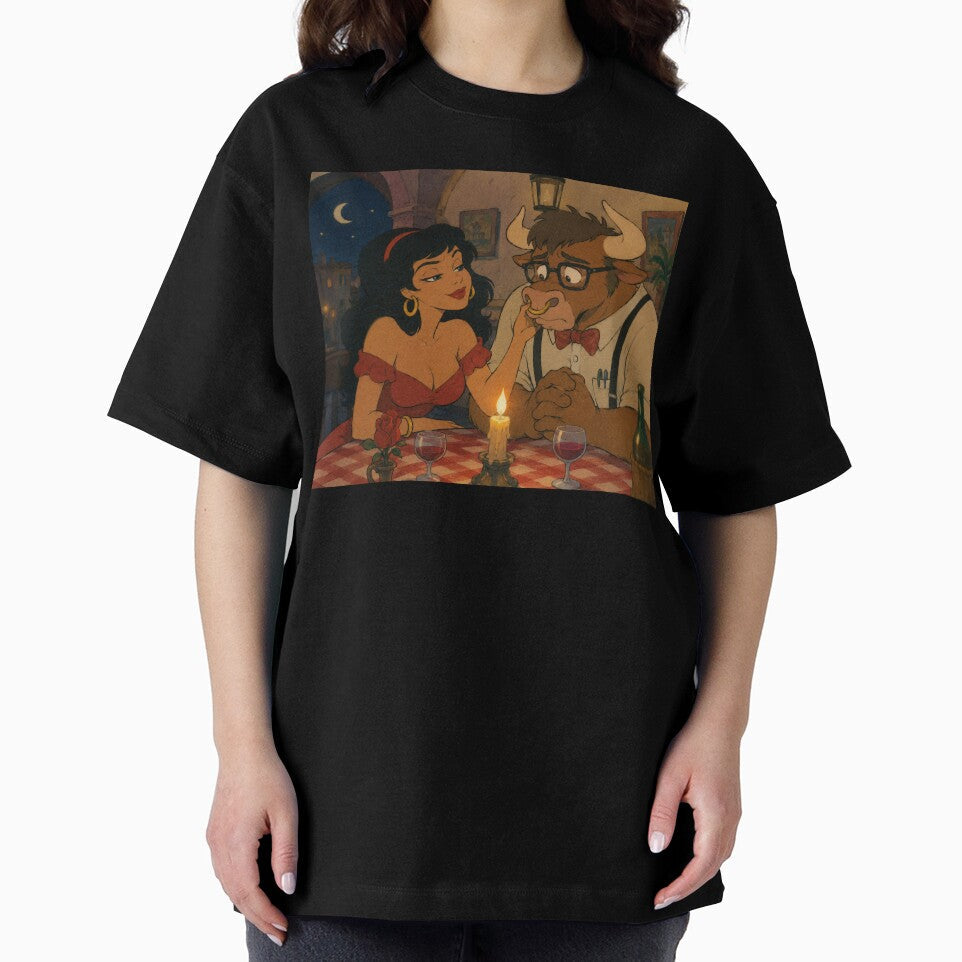 Beauty and the Nerd Beast – Funny Romantic Fantasy Art by Hollow Moon Studios. Unisex , , , Long Sleeve Tee