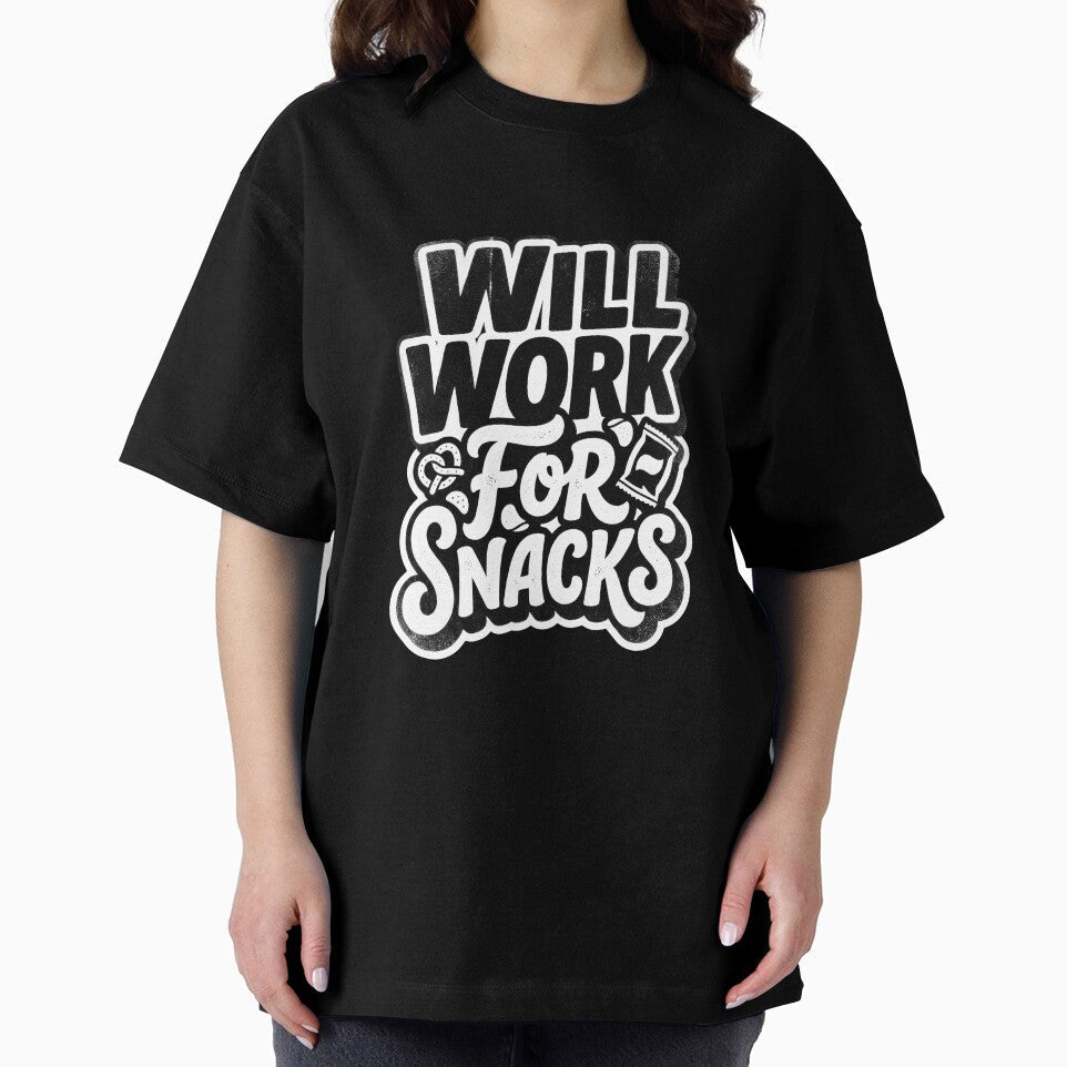 Will work for snacks by Supr Rare Unisex , , , Long Sleeve Tee