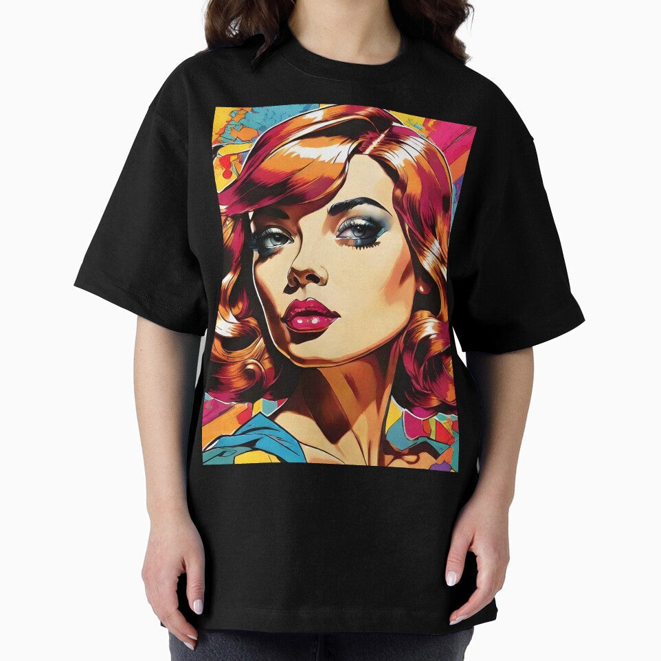 pop art style design by aledfychan Unisex , , , Long Sleeve Tee