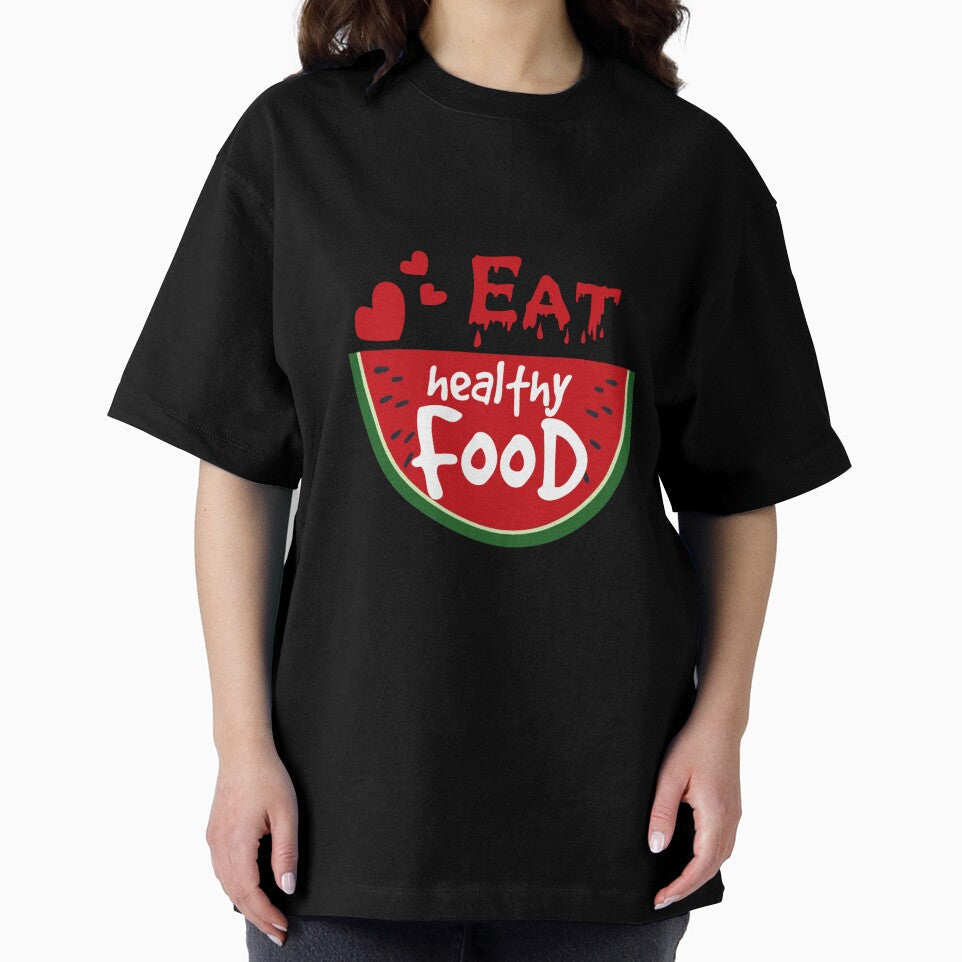 Eat healthy food by Hadimubeen Unisex , , , Long Sleeve Tee