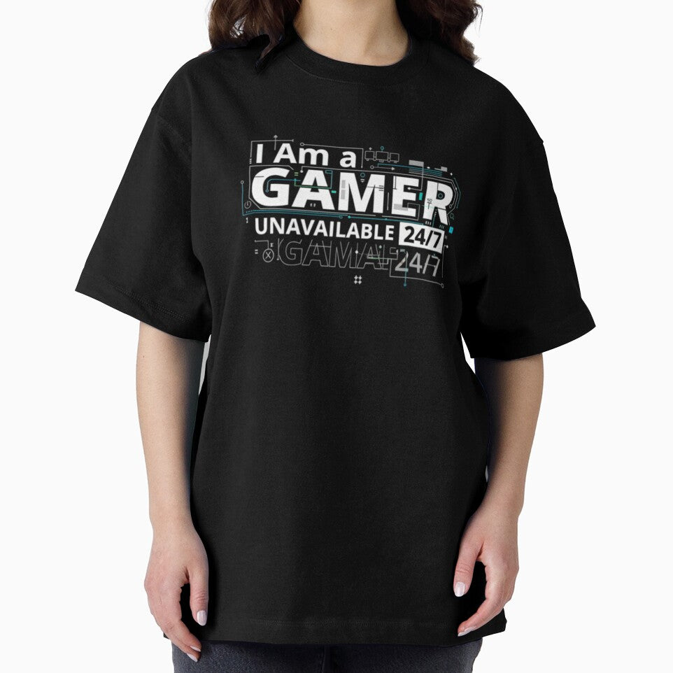 i am a gamer unavailable 24/7 by VireonTees