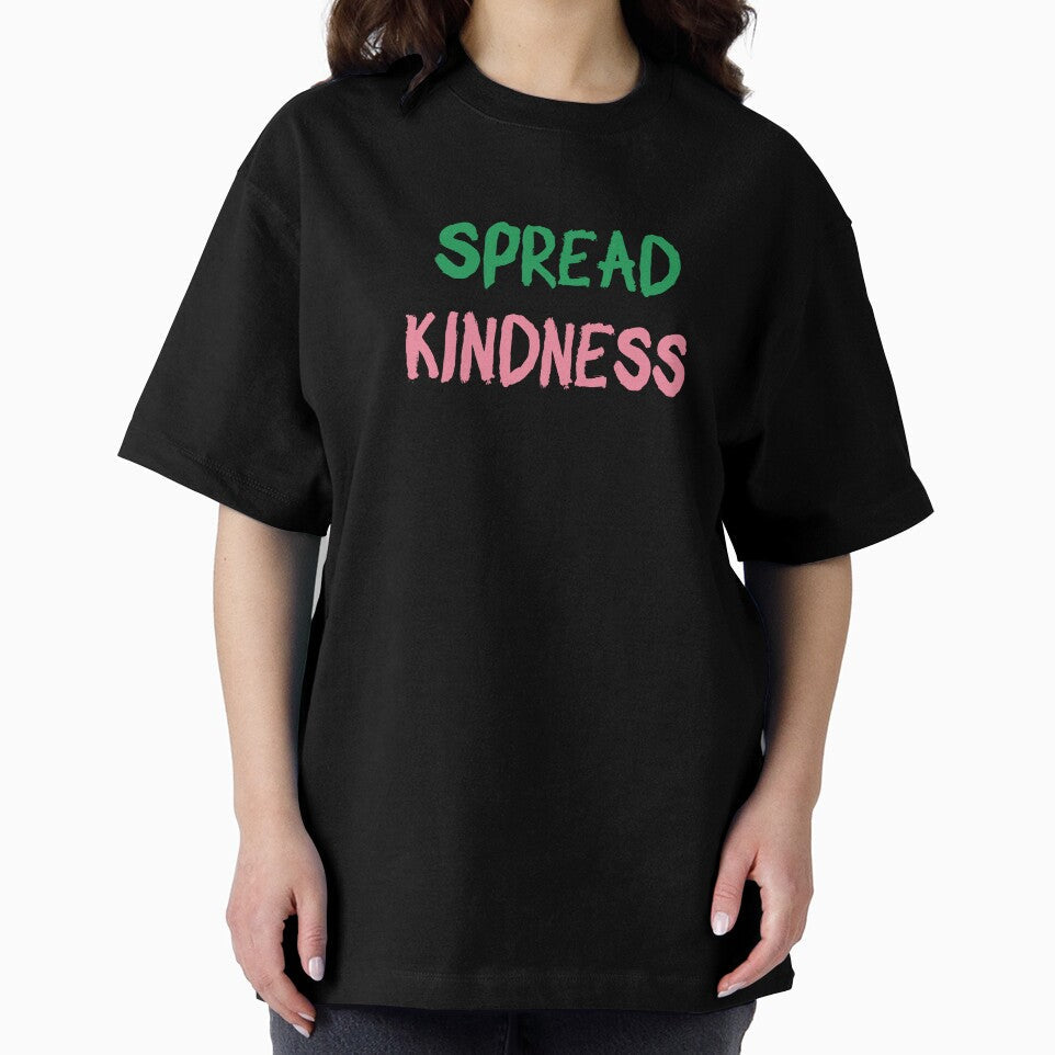 spread Kindness: Brush Stroke Design in Full Color! by Dailykindness Unisex , , , Long Sleeve Tee