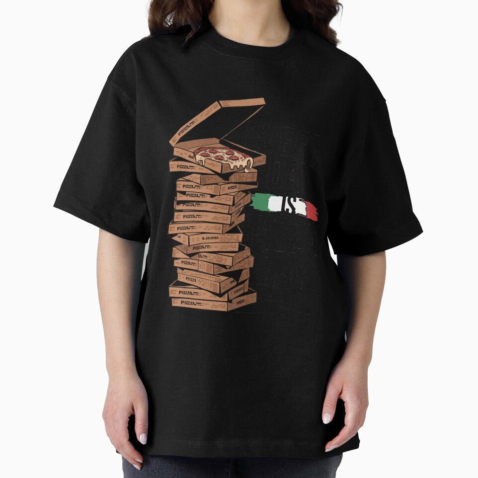 Every Day is Pizza Day by Regacu Unisex , , , Long Sleeve Tee