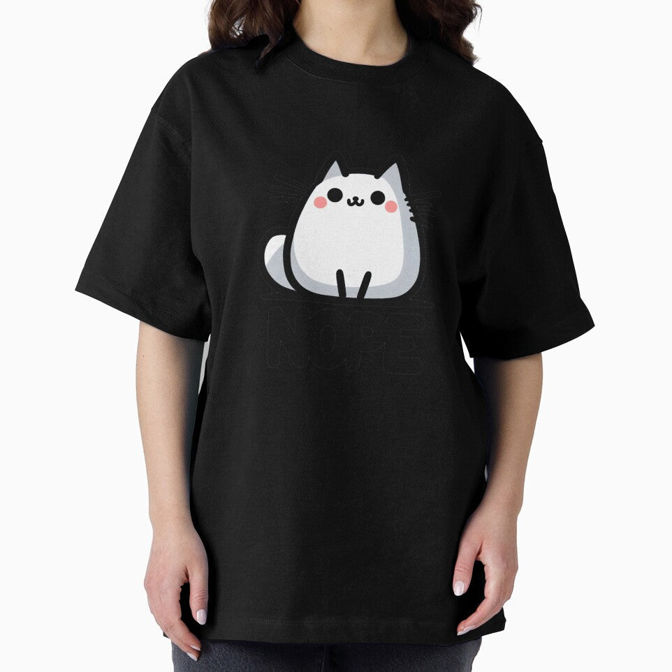 Nope Cat by RetroWaves Redbubble Unisex , , , Long Sleeve Tee