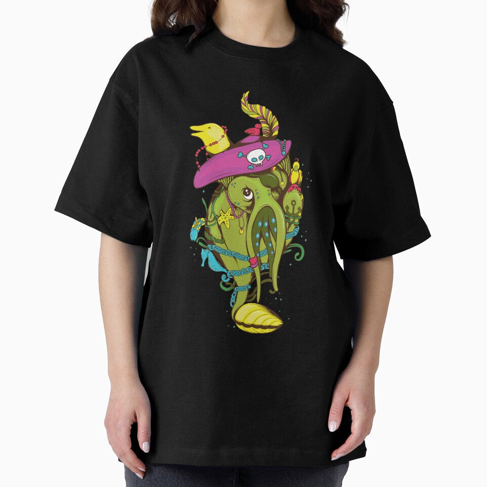 Cartoon Squid by tpixx Unisex , , , Long Sleeve Tee
