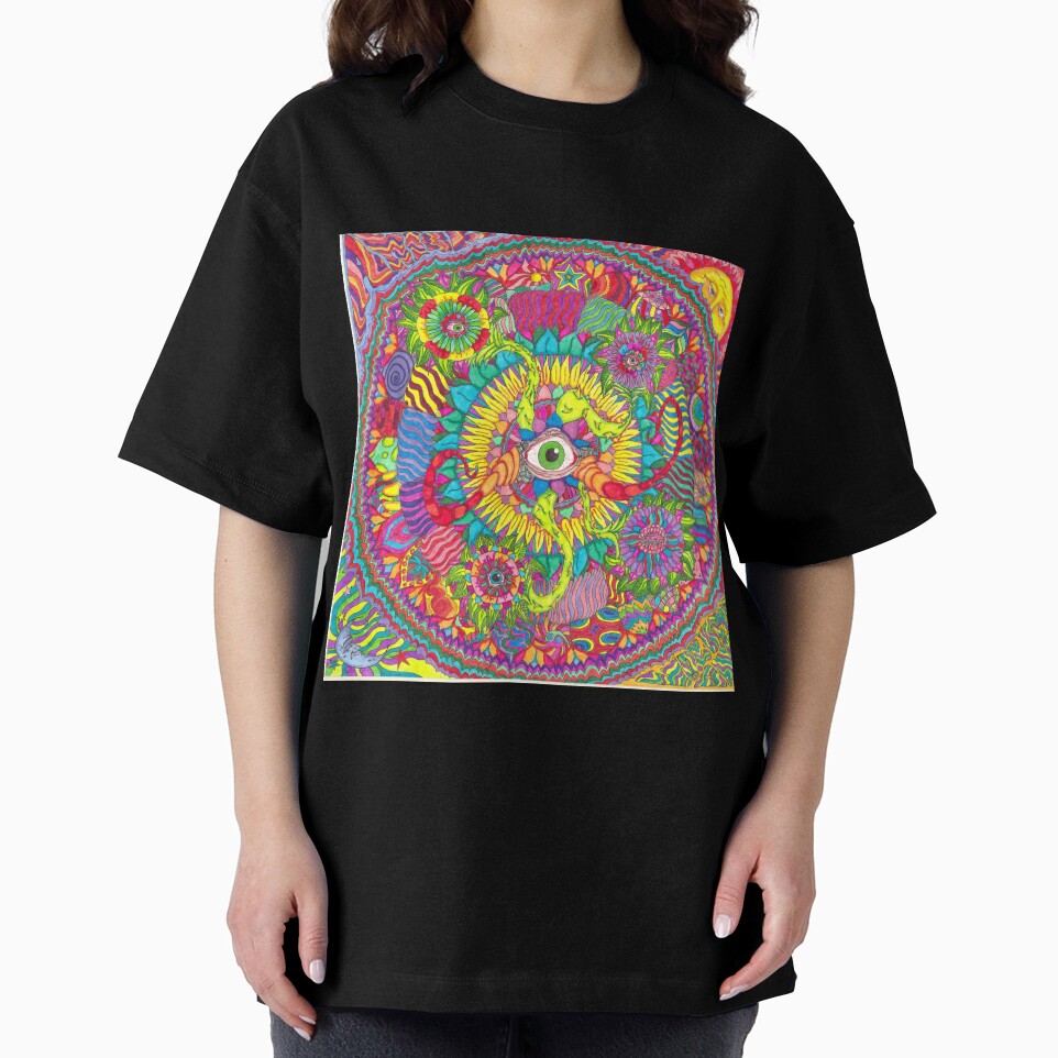 psychedelic eye mandala by Artbyamick