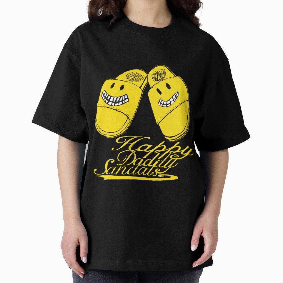 Happy daddy sandals by ButterSkull Unisex , , , Long Sleeve Tee