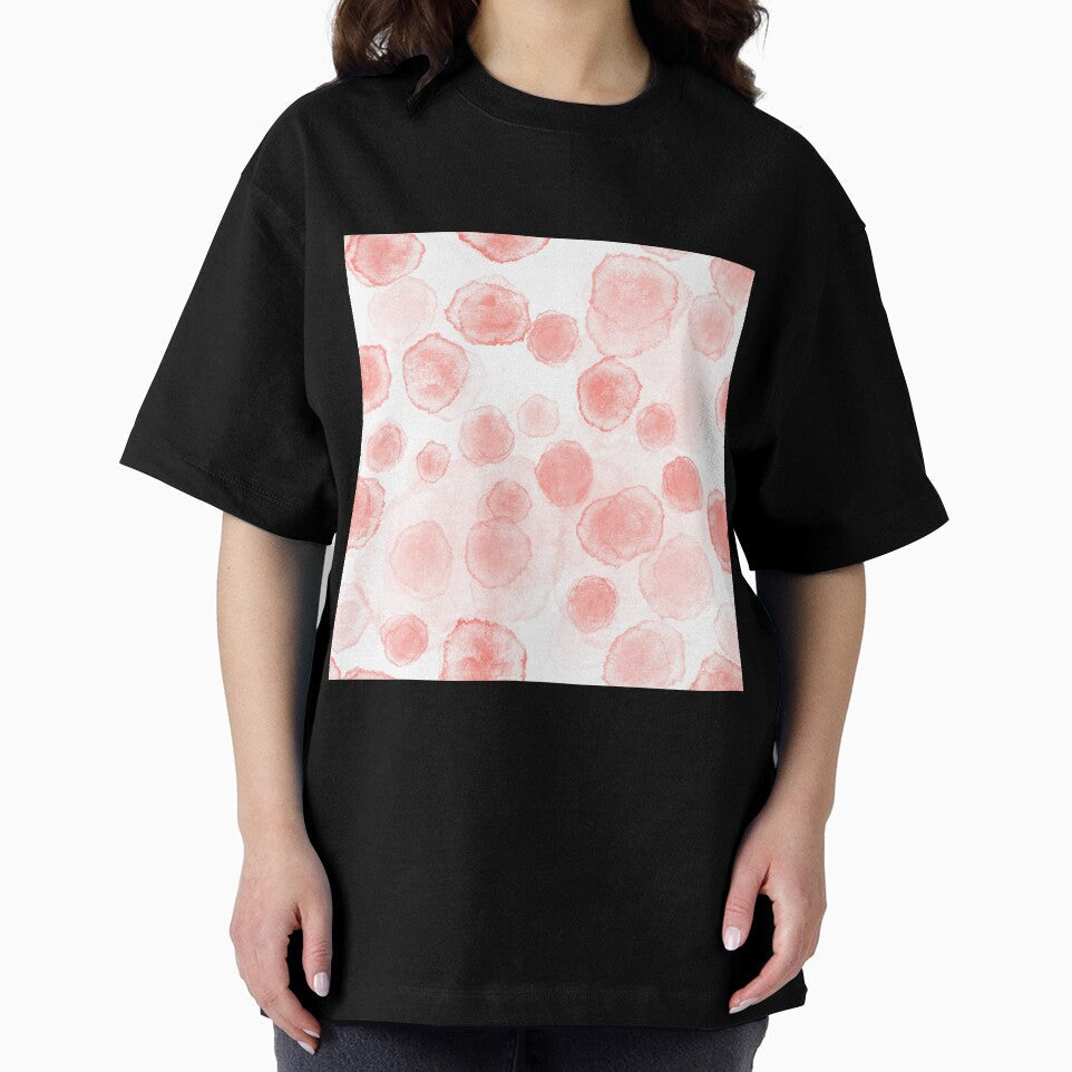 Basic pink watercolour spots by SturgesC Unisex , , , Long Sleeve Tee