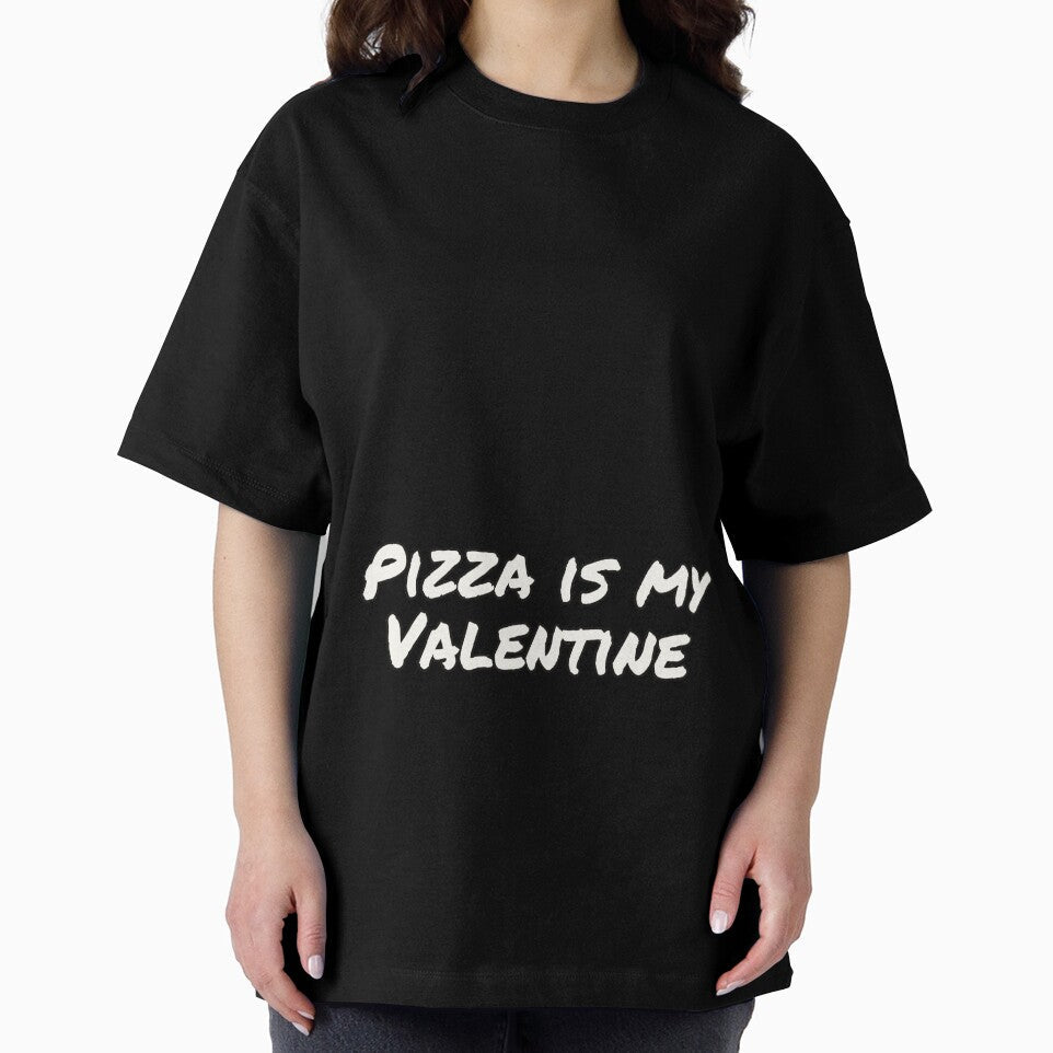 Pizza is my Valentine minimal by AnahisRose Unisex , , , Long Sleeve Tee