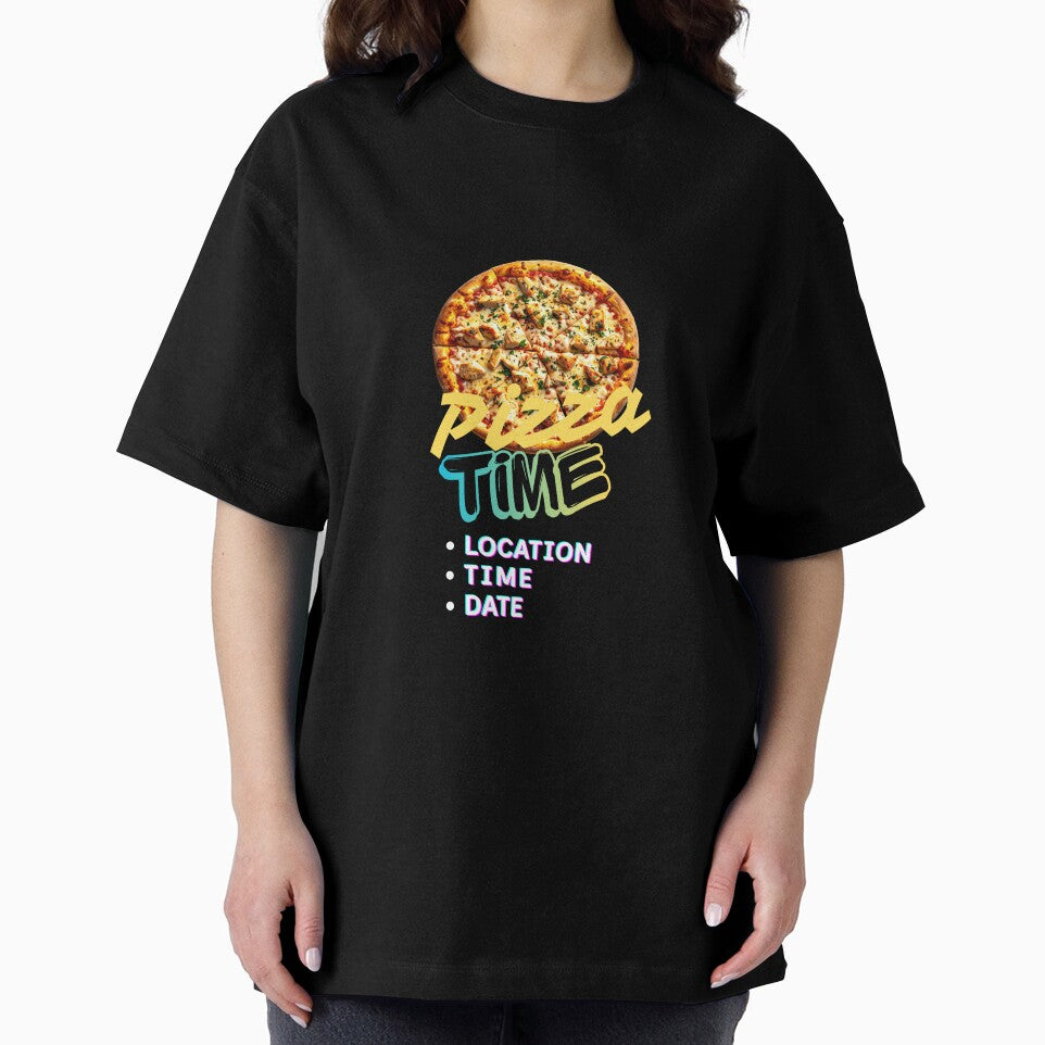 Pizza Time by PACERENE Unisex , , , Long Sleeve Tee