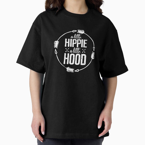 A little hippie a little hood quote white design arrow by alenaz