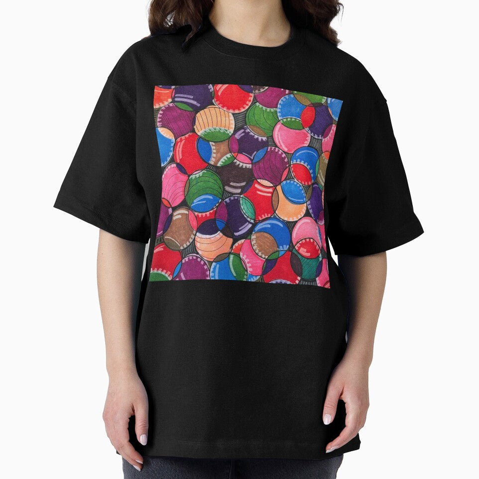 Vibrant Colorful Bubbles - Hand Drawn Marker Pattern by StudioWenti