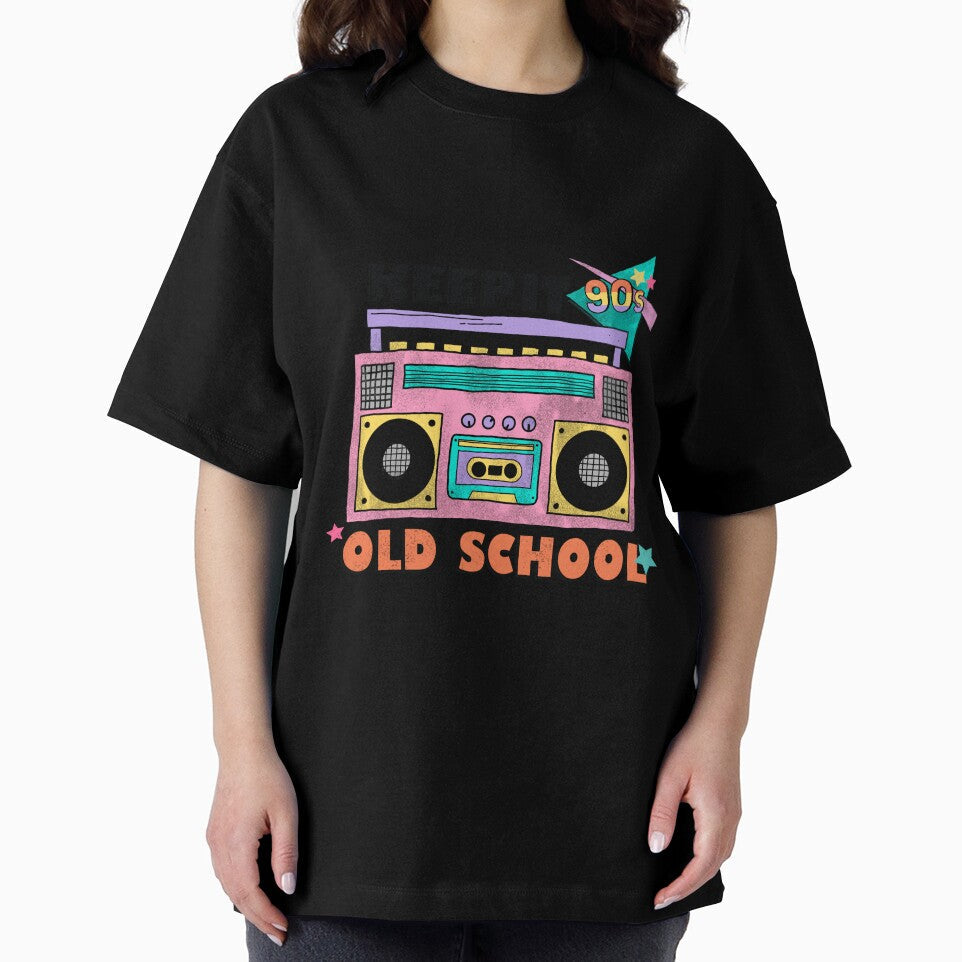 Keep it old school 90s theme retro pack by JayDesignLabs Unisex , , , Long Sleeve Tee