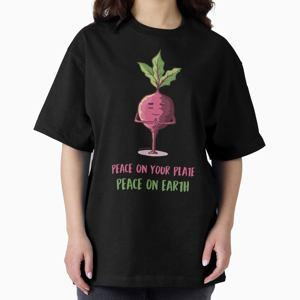 Cute yoga veggies - beet by Frank J. Art