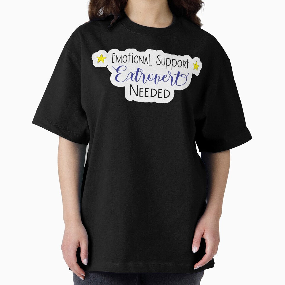 Emotional Support Extrovert Needed by Kairilara Unisex , , , Long Sleeve Tee