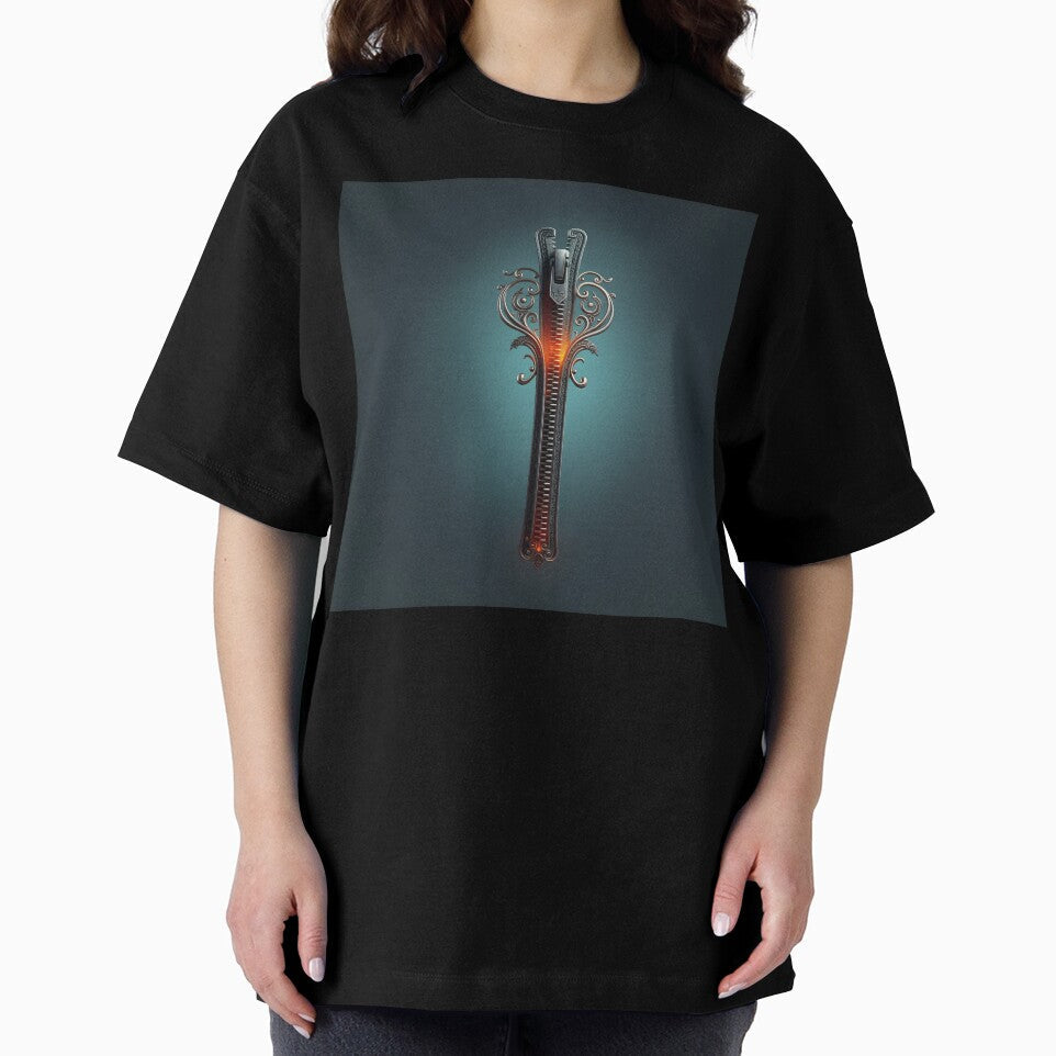 Zipper 5 by HebaRK Studio Unisex , , , Long Sleeve Tee