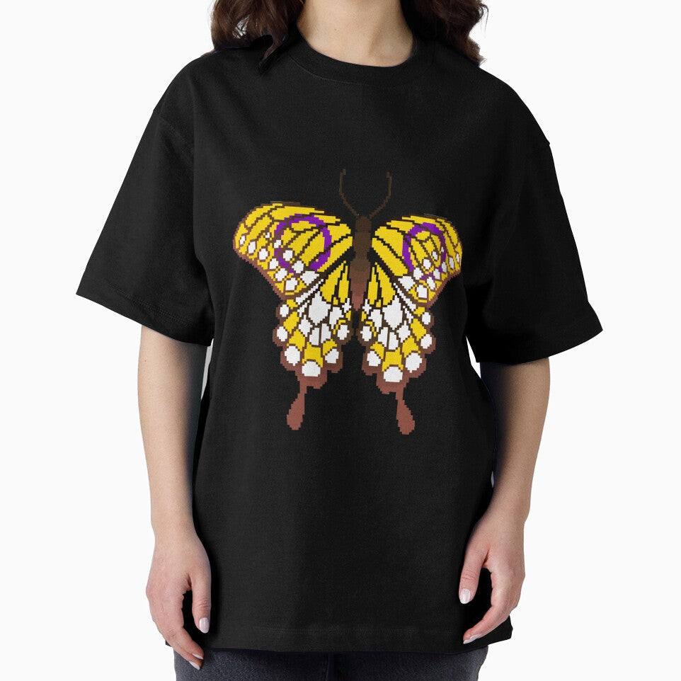 Intersex Pride Butterfly by MetallicWings15 Unisex , , , Long Sleeve Tee