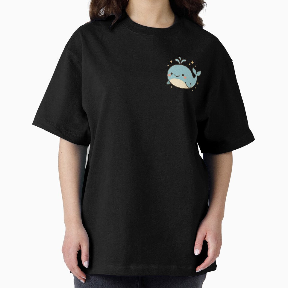 Sealife Kawaii Whale ⭐ Cute Cartoon Ocean Animal Gift for Whale Lovers by ChillTofu Unisex , , , Long Sleeve Tee