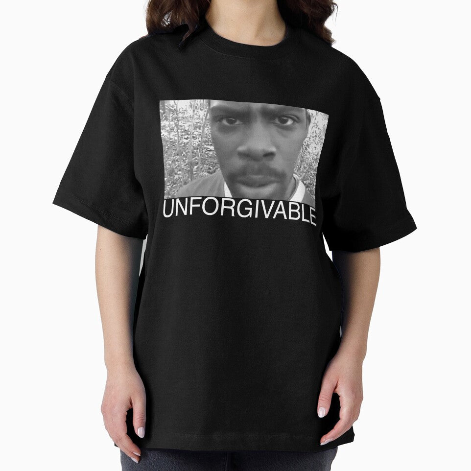 UNFORGIVABLE by Woodcut Prints Unisex , , , Long Sleeve Tee