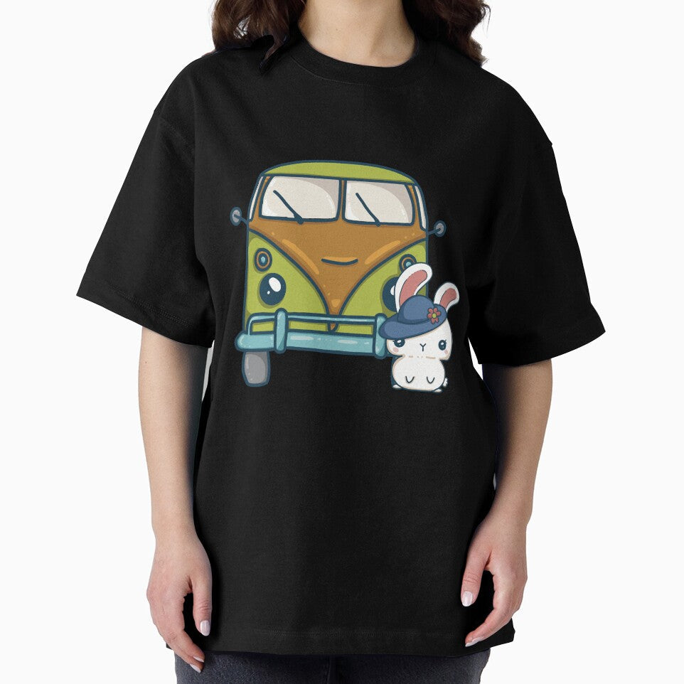 Kawaii Travel Bunny by LunaMarie80 Unisex , , , Long Sleeve Tee