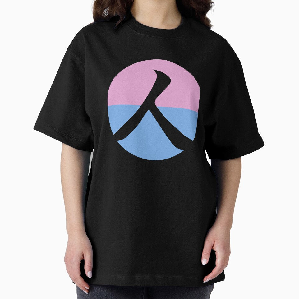 Soft Pink Sky Blue by onejyoo Unisex , , , Long Sleeve Tee