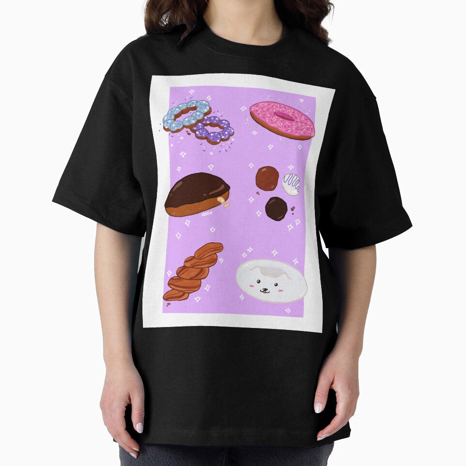 Simple Series - Donuts by Sleepy Akio Unisex , , , Long Sleeve Tee