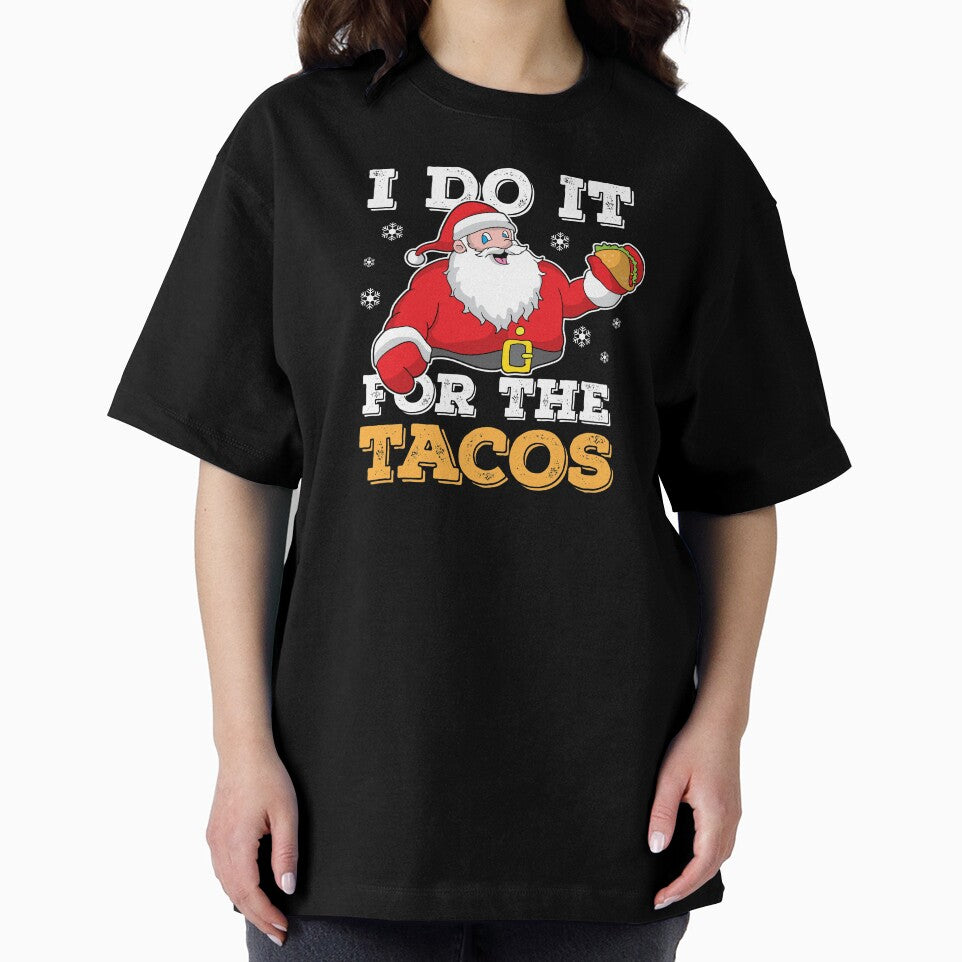 Santa Taco Christmas Xmas Holiday Gift by haselshirt