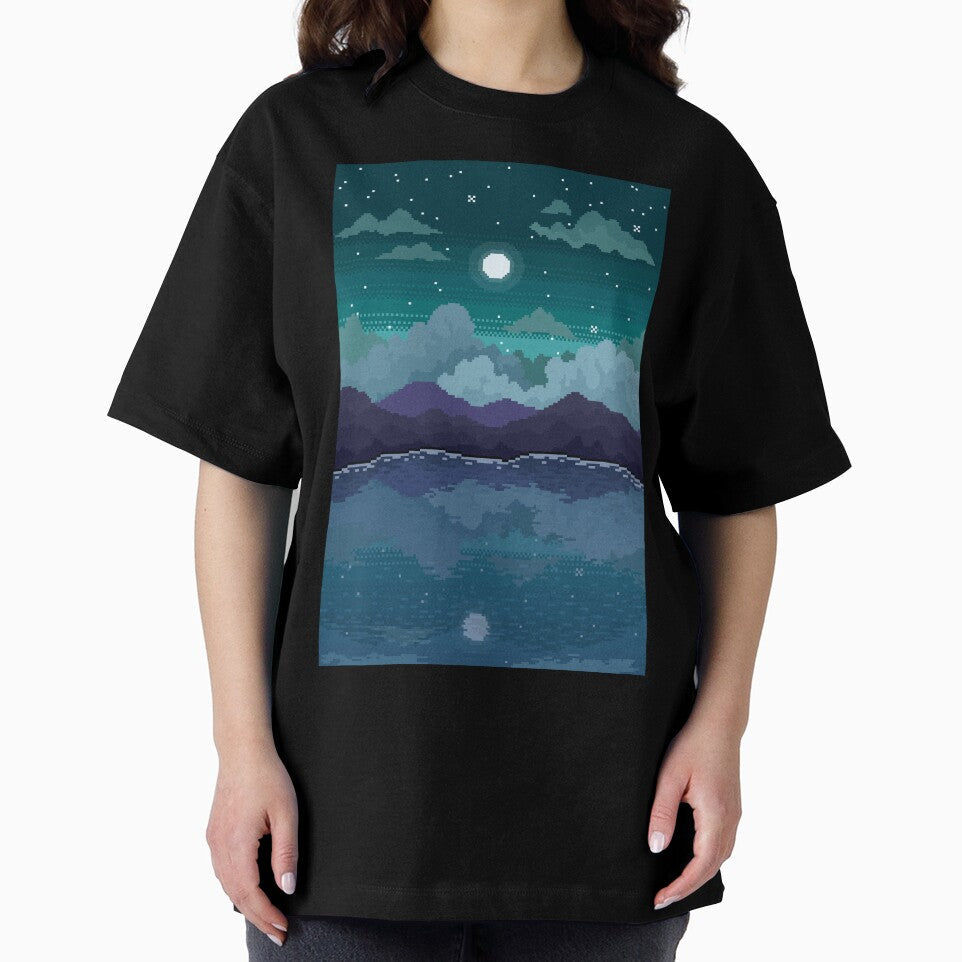 Mountain Lake by MetallicWings15 Unisex , , , Long Sleeve Tee
