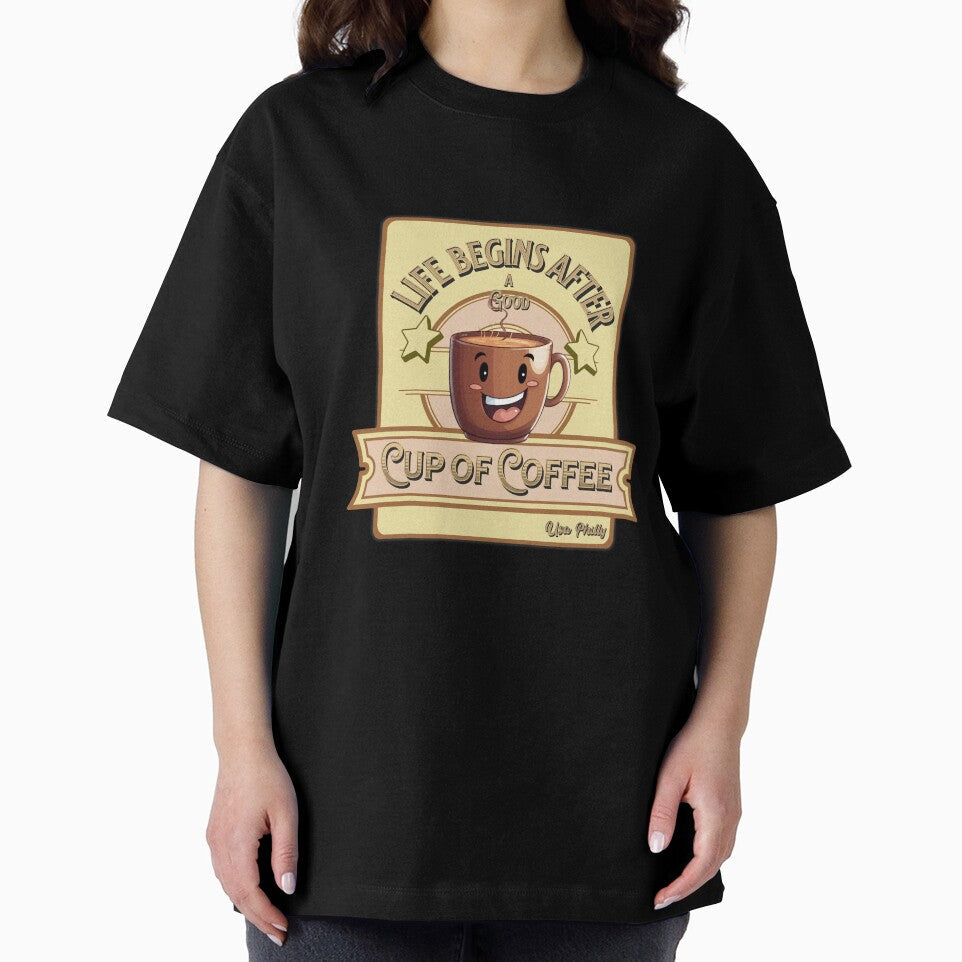 Live Begins After Coffee by gleici Unisex , , , Long Sleeve Tee